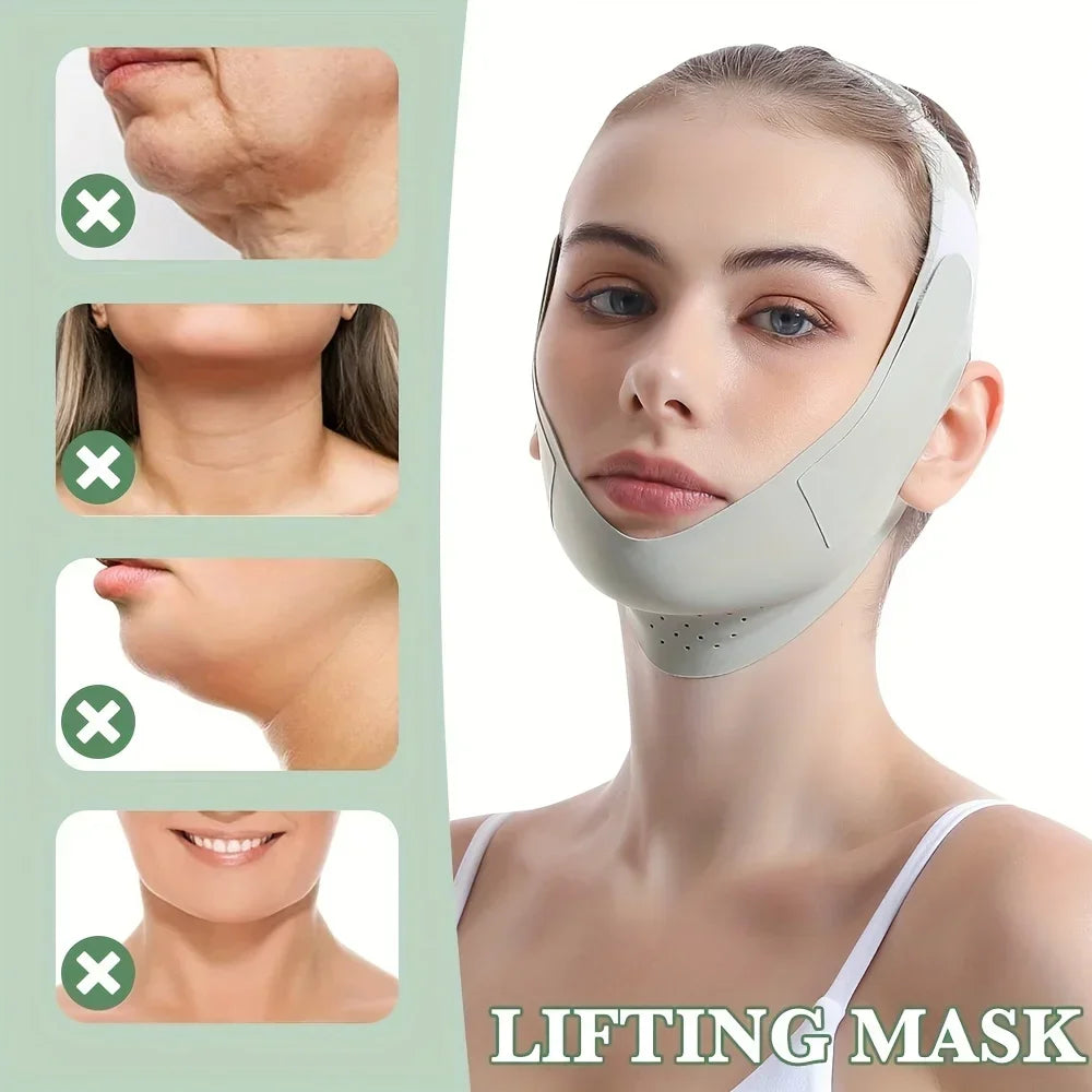 V-Line Face Shaping Bandage | Chin & Cheek Lift | Beauty by Jafet